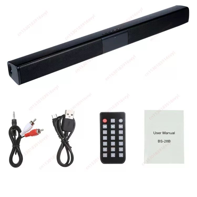Poderoso Alto-falante Bluetooth Sem Fio para Home Theater Computador TV Carro Soundbar Subwoofer com Graves Fortes Rádio caixa de som