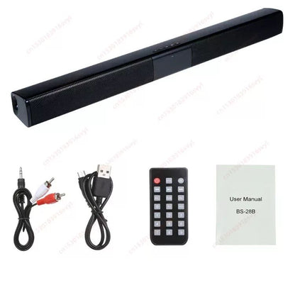 Poderoso Alto-falante Bluetooth Sem Fio para Home Theater Computador TV Carro Soundbar Subwoofer com Graves Fortes Rádio caixa de som