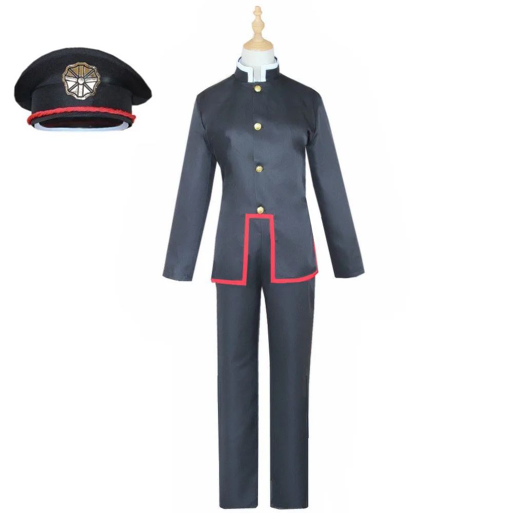 Anime Toilet-bound Jibaku Shounen Hanako kun Nene Yashiro Cosplay Costume Wigs Hat for Halloween Party