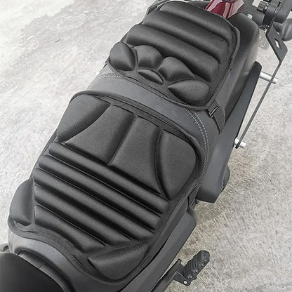 Almofada de Assento de Moto 3D Conforto Gel Almofada de Assento Respirável Capa de Assento Universal com Absorção de Choque para Montanha Avançada