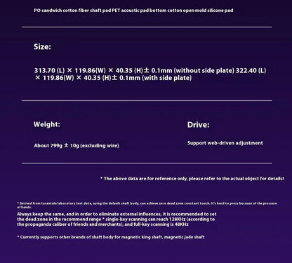 AULA Hero 68HE Magnetic Keyboard RGB Light Wired Hot Swap Esports 8K Gaming Hero68 Mechanical Keyboard Low delay PC Accessories