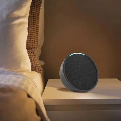 Capa Protetora Portátil de Silicone Antiderrapante para Alto-falante Echo Pop Capa Impermeável para Alto-falante Inteligente Acessórios para Amazon Echo Pop