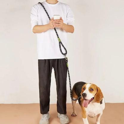 Conjunto de Coleira e Peitoral para Cães Sem Puxar, Ajustável, Confortável com Alça de Fácil Controle para Correr ao Ar Livre, Caminhar, Coleira Mãos Livres