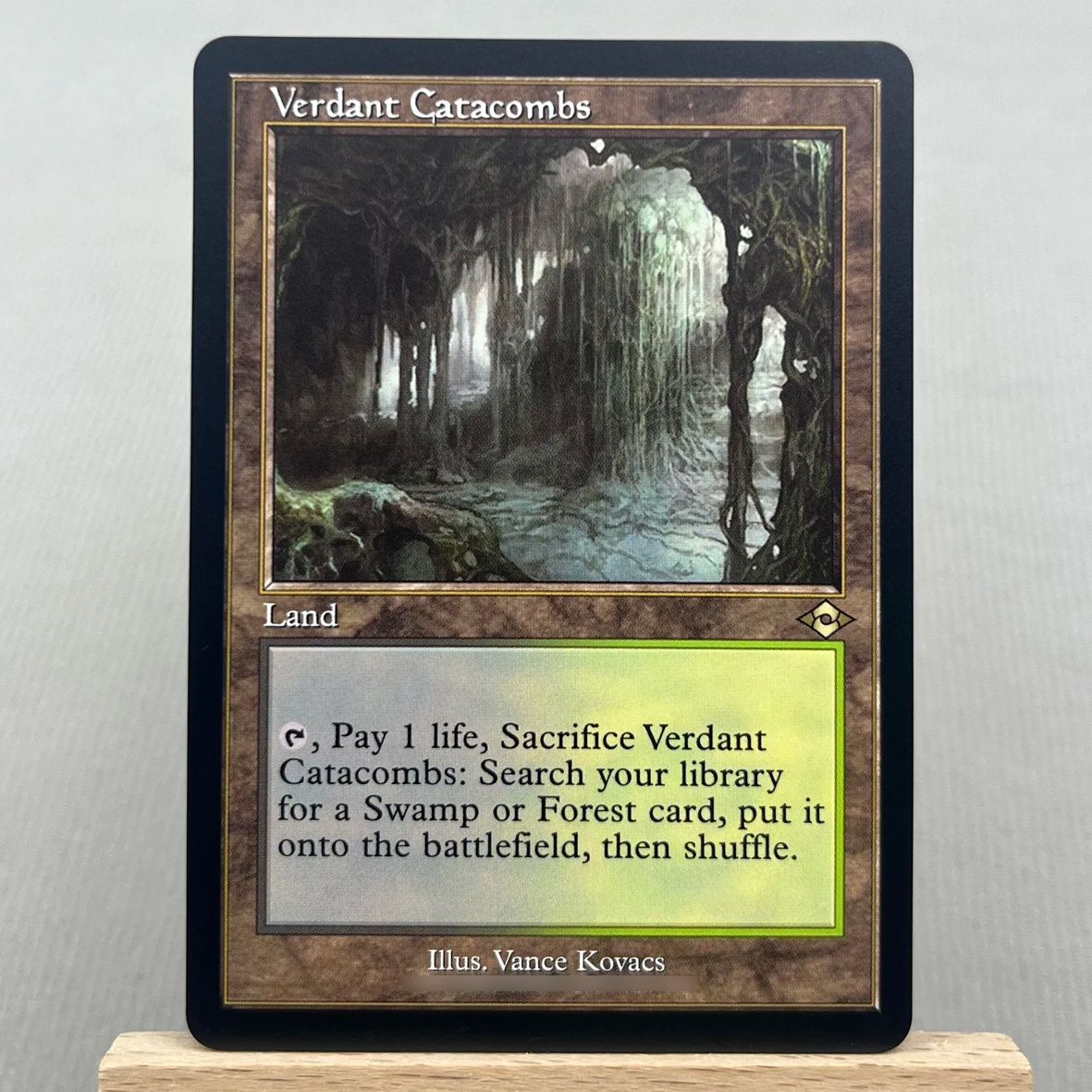 MH3 MH2 HOLO10-03 TCG Cartas Mágicas para Proxy de Jogo Caseiro terreno de busca Marsh Flats a Arid Mesa Misty Rainforest gathering