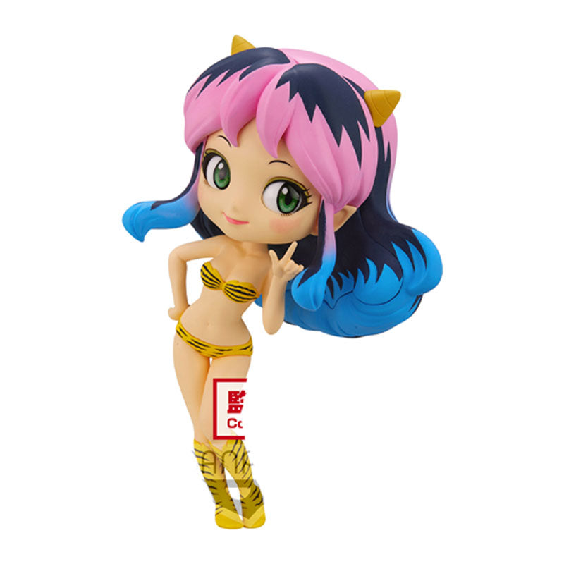 Bandai Genuíno Qposket Urusei Yatsura Anime Figure Lum Action Figure Brinquedos para Meninos Meninas Crianças Presentes Modelo Colecionável Ornamentos