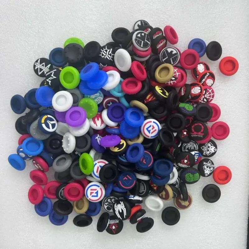 40pcs/lot Random Shipment Mix Color for Ps4 Ps5 for Xboxone Series S X Joystick Thumb Stick Grip Silicone Cap