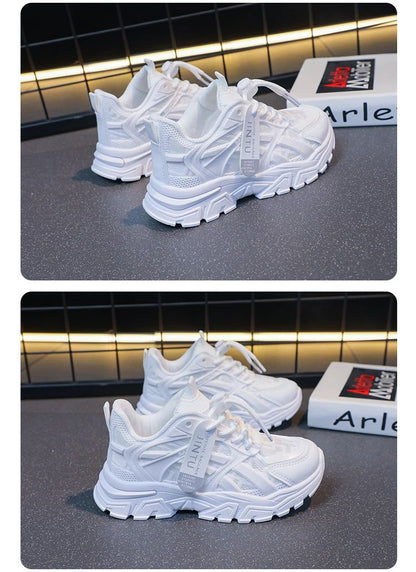 Girls Sneakers 2025 Children Casual Shoes Mesh Platform Designer Tennis Sneaker 6 To 12 Years Kids Sports Shoe for Girl