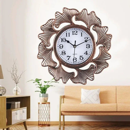 Retro home wall decoration clock font clear wall clock travel time accurate border three-dimensional hanging quartz clock