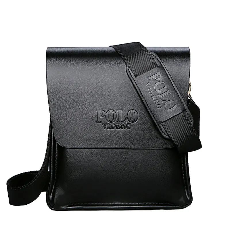 The Leisure Business Single Shoulder Bag Polo Vertical Bag Man Trend Inclined Shoulder Bag Vertical and Horizontal Styles