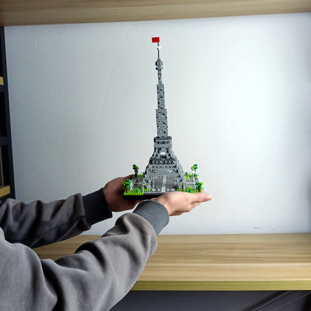 Paris Torre Eiffel Arquitetura Brinquedo de Blocos de Construção Exquisito Souvenir e Presente Perfeito | Ideal para Desafiar e Educar
