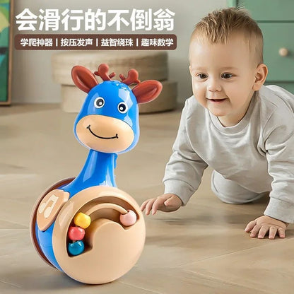 Roly Poly Baby Toys 6 To 12 Months, Tumbler Wobbler Toys for Infant Boy Girl - Perfect for Learning To Climb & Early Education