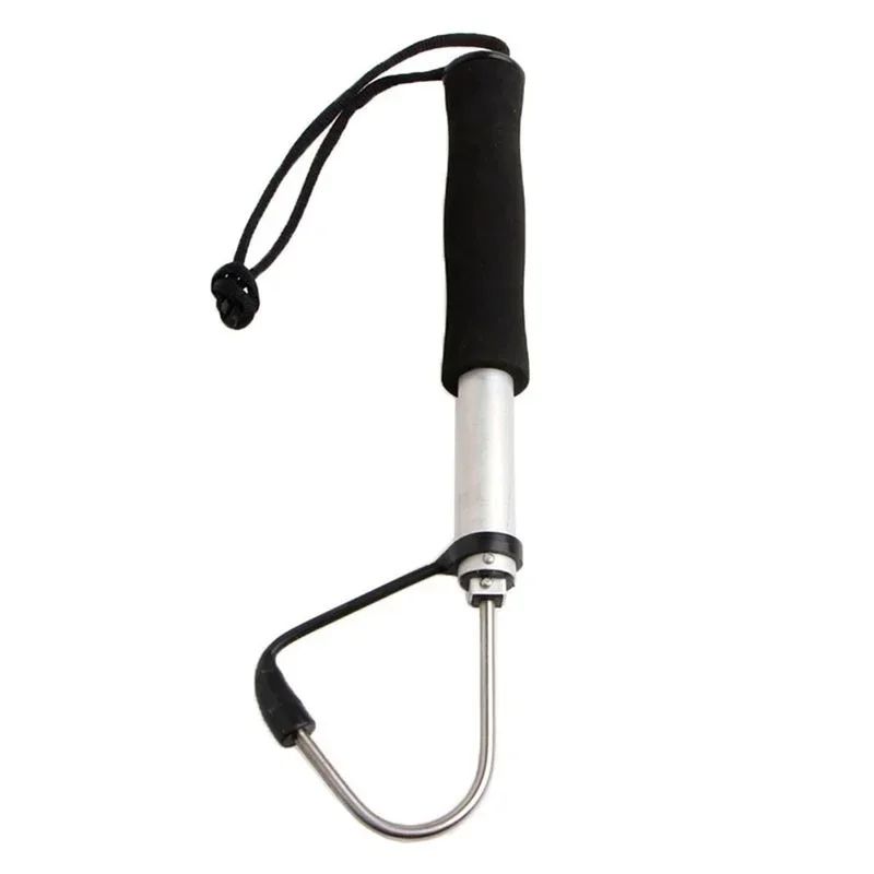 Anzol de Pesca no Gelo com Âncora, Aço Inoxidável, Telescópico, Anzol de Pesca em Aço Inoxidável, Gancho para Pesca, Dispositivo de Içar Peixe, Equipamento Multifuncional para Pesca