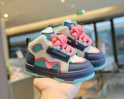 Girls Boys Sport Shoes Four Seasons Children's Sneakers Non-slip Student Shoes Soft Bottom Kids Casual Shoes Girls Outdoor Shoes