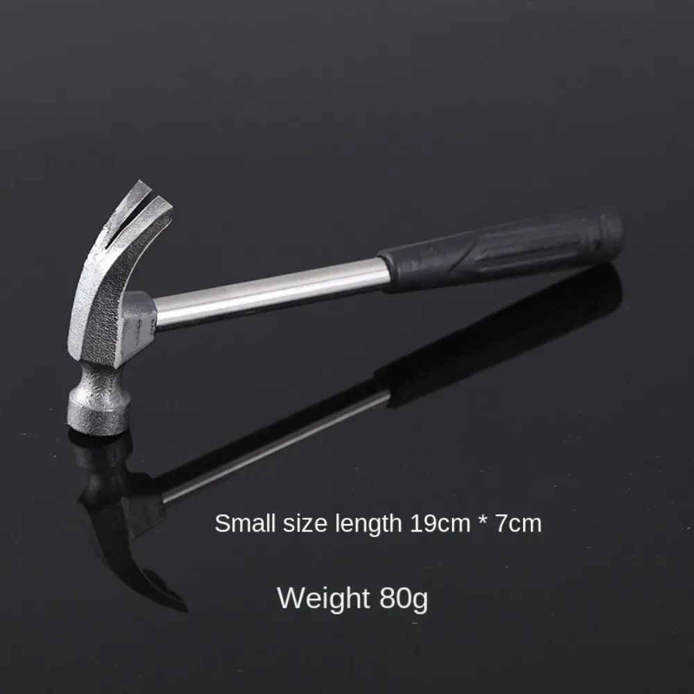Martelo de Garra Multifuncional com Cabo de Tubo de Aço Martelo de Segurança para Pregos Sem Marcação Quebra-Vidros Ferramentas de Hardware Doméstico