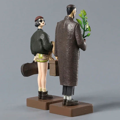 Pacote com 2 Bonecos Colecionáveis Leon e Mathilda - The Professional - 14-16cm