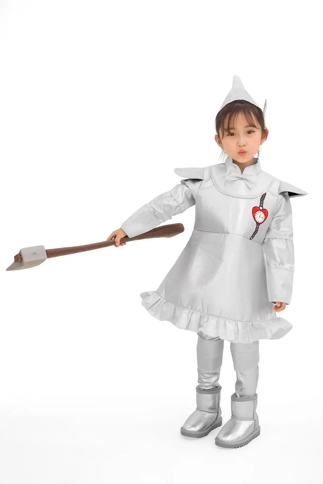 Halloween Cosplay Tin Man Costume Parent-children Clothing Adult Male Iron Man Costume Wizard of Oz Performance Stage Costumes