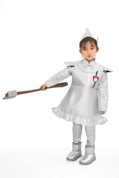 Halloween Cosplay Tin Man Costume Parent-children Clothing Adult Male Iron Man Costume Wizard of Oz Performance Stage Costumes