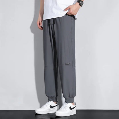 Men Summer Sweatpants Plus Size 8XL 9XL 10XL High Elastic Gym Joggers Large Size Quick Drying Running Fitness Pants Men Clothing