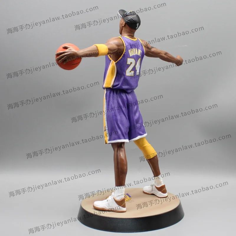 Personagem 34cm Modelo Lakers Roaring Post 24 Bryant Basquete Decoração de Casa Boneco Colecionável Figuras Modelo Lembrança Brinquedo Presentes