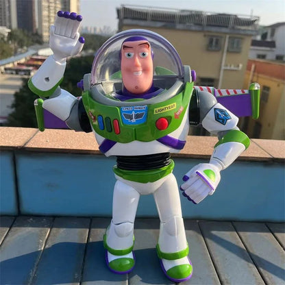 Anime Boneco de Brinquedo de Ação de Toy Story Woody Jessie Buzz Lightyear Estátua Modelo Enfeite de Decoração de Mesa Coleção Brinquedo Presentes