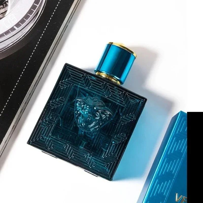 100ml Eros Flame Men Eau De Parfum Spray Tester Woody Notes Covered or Uncovered, Random Packaging Is Rudimentary