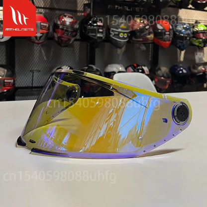 Viseira de substituição MT para capacete modelo THUNDER 4 SV MT-V-28B Lente de capacete Peças MT originais
