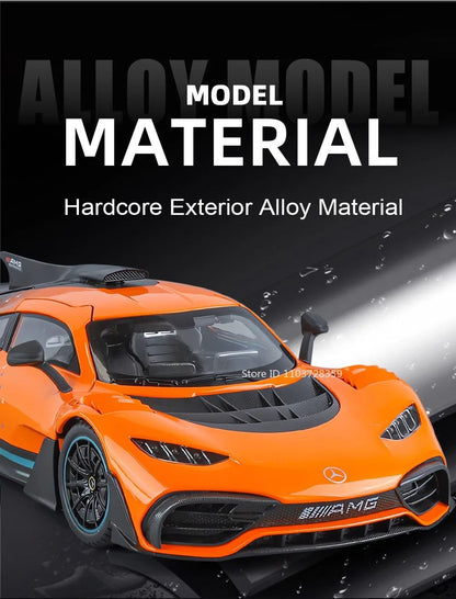 1:18 UM GT Miniatura Sports Car Modelo Brinquedos Liga Diecast Supercarros Som Luz Portas Abertas Absorção de Choque para Presentes Infantis