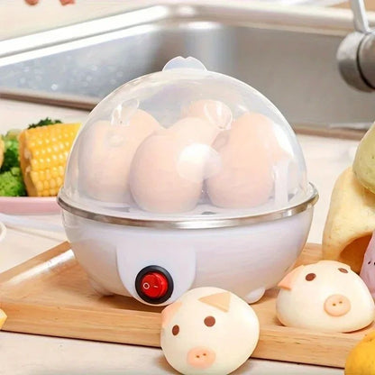 Panela Elétrica Cozedora de Ovos, Mini Vaporizador de Ovo Único, Utensílios de Cozinha, Ovos Cozidos Rápidos, Máquina de Cozinha para Café da Manhã