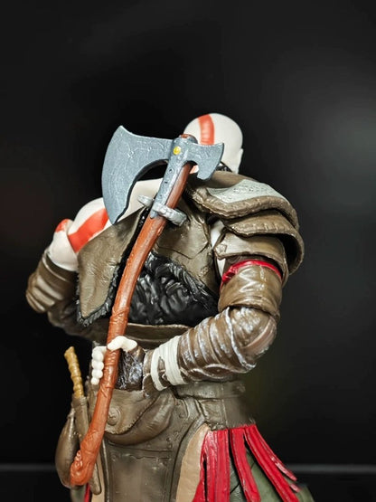 Modelo Kratos God Of War Ragnarok Figuras Jogo Action Figure Brinquedos Anime 15cm Estatueta Colecionável Boneco Articulado Presente para Exposição