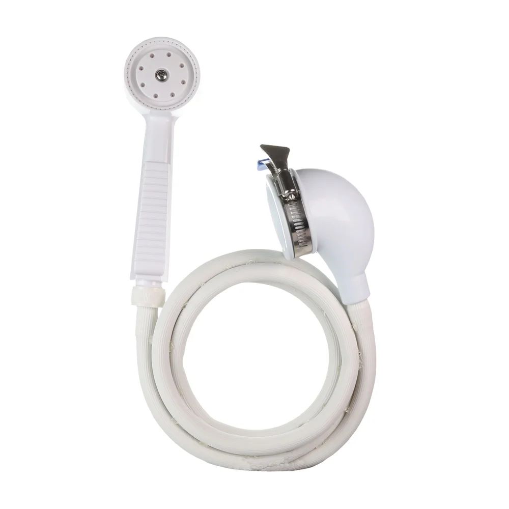 Portable Handheld Shower Head Bathtubs No Diverter Easy Install Bath Sprayer with 42 Inch Hose Adjustable Clamp Ideal Pets