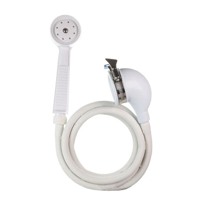 Portable Handheld Shower Head Bathtubs No Diverter Easy Install Bath Sprayer with 42 Inch Hose Adjustable Clamp Ideal Pets