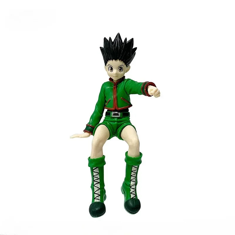 13cm Hunter x Hunter Gon Freecss Boneco Anime Zoldyck Boneco de Ação Modelo Estatueta Enfeites para Carro Brinquedos Presente