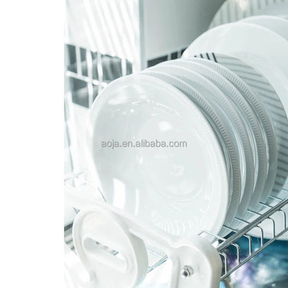 AOJA Portable Mini Dishwasher Compact Countertop Automatic Home Kitchen Appliance Small Space Saving Tabletop Washer Cleaner