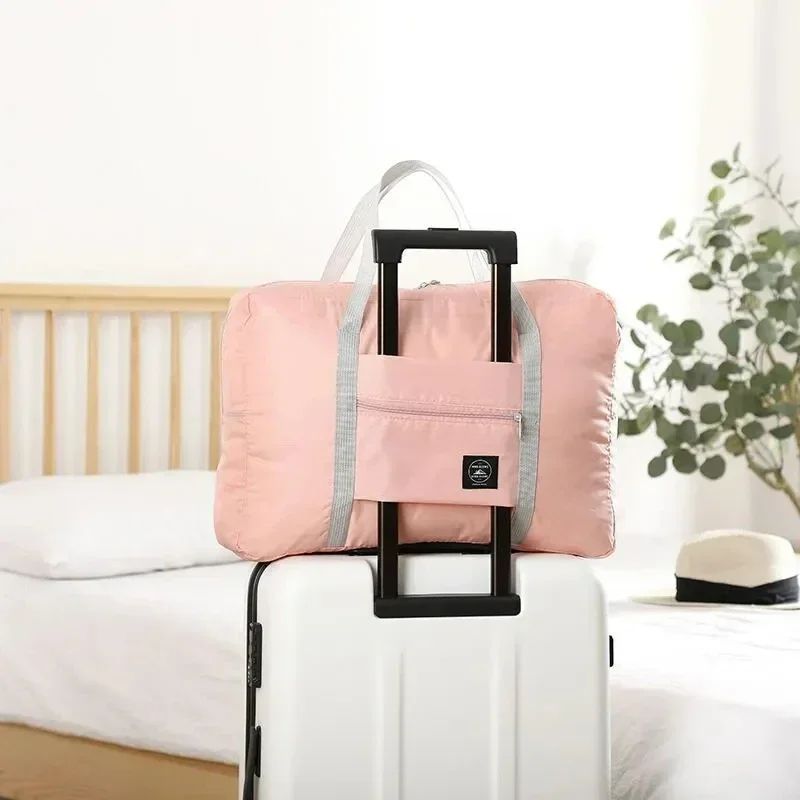 Foldable Travel Bag for Women and Men Lightweight Large Capacity Sports Weekend Trip for Airlines Suitcases and Travel Bags