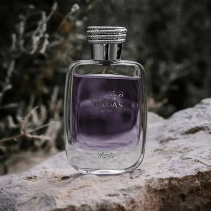 Perfume masculino com feromônio RASASI Hawas, colônia masculina, adequado para qualquer ocasião, fragrância duradoura de 100ml, presente de Natal