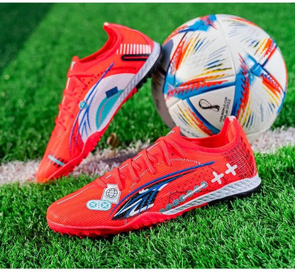 New Men Football Shoes Society Cleats Professional Soccer Shoes Indoor Fast Football Field Boots Sneaker Boy Original Training