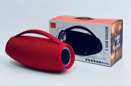 100W High Power BoomBox 3 Outdoor Portable Music God 3rd Generation Wireless Bluetooth Speaker Ultra Low Bass Bluetooth Speaker