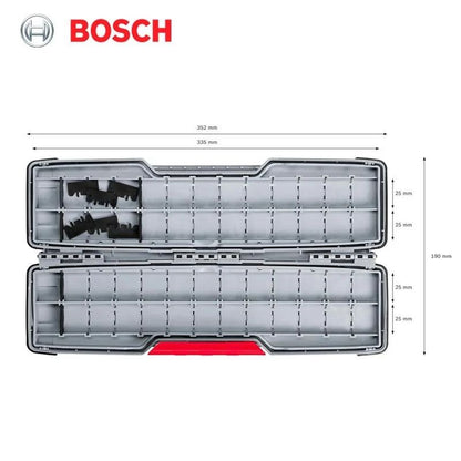 BOSCH 2608438156 Caixa Robusta PRO Grande para Acessórios Serra Sabre Caixa de Armazenamento de Lâminas Acessórios para Ferramentas Elétricas Bosch