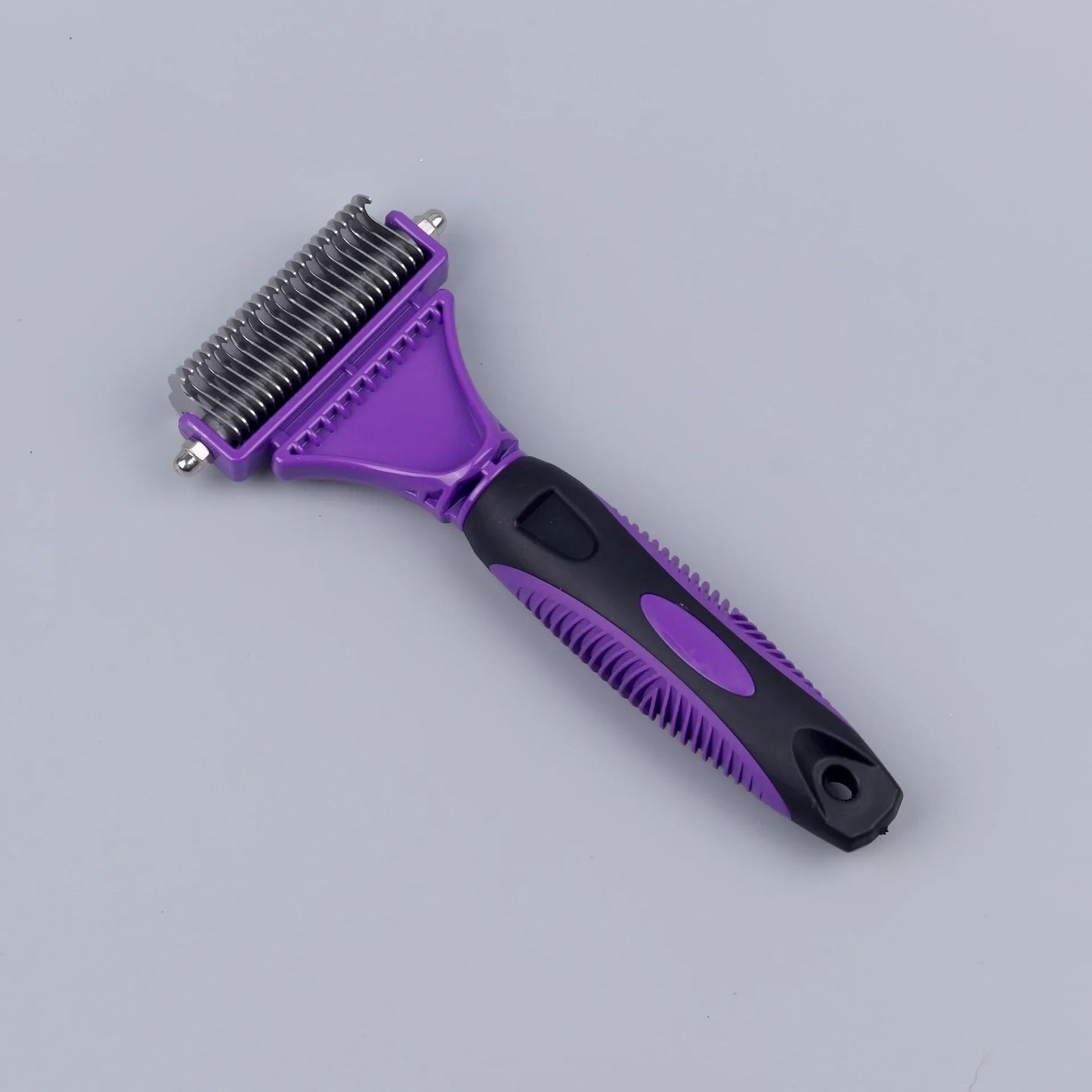 New Arrival Stainless Double-sided Pet Cat Dog Comb Brush Professional Large Dogs Open Knot Rake Knife Pet Grooming Supplies
