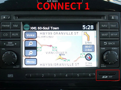 2022 Connect 1 LCN1 V12 Memory SD Card Update Europe UK Map Plug and Play for Nissan Qashqai Juke Note Car Sat Nav