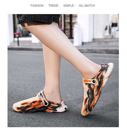 Novelty Hot Sale Garden Shoes for Women Mens Sandals EVA Lightweight Beach Clogs Summer Beach Zapatos Hombre for Men and Women