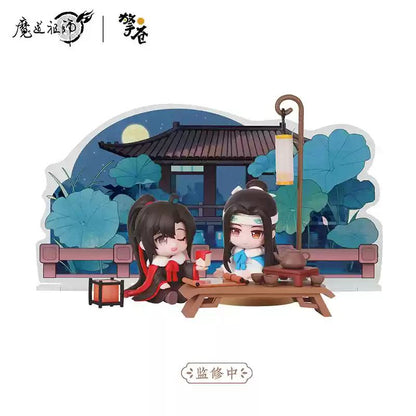 Mo Dao Zu Shi Cloud Deep Series Anime Figurine - Wei Wuxian Lan Wangji Q-Version Action Toy Model Collectible Gift for Fans