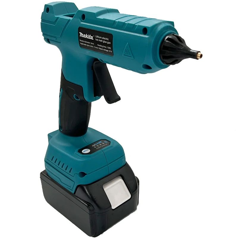 Pistola de Cola Quente Elétrica Portátil Sem Fio Makita Ferramenta DIY de Reparo Soldagem a Quente Bico Anti-queimadura para Bateria 18V