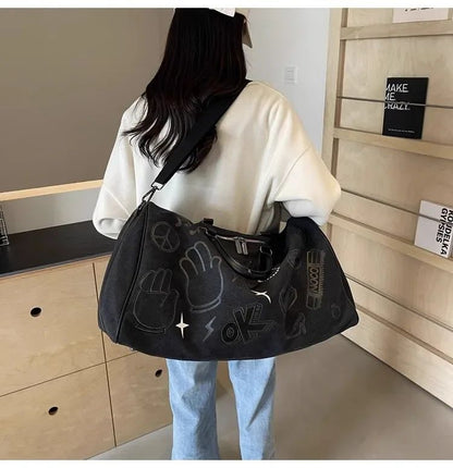 Oxford Travel Bag Handbags Large Capacity Carry On Luggage Bags Men Women Shoulder Outdoor Tote Weekend Waterproof Sport Gym Ba