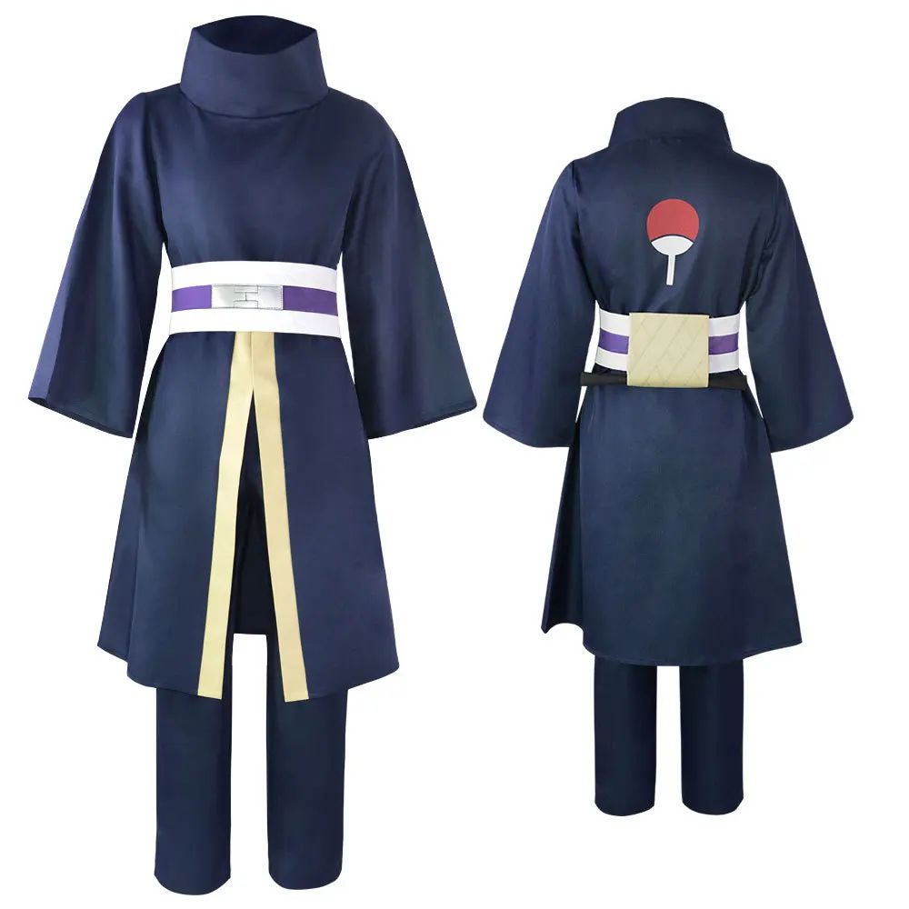 Halloween cartoon Obito cosplay costume, Japanese kimono performance festival cosplay Halloween party stage performance costume