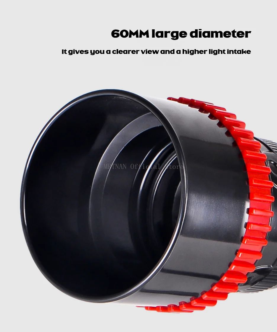 Telescópio Astronômico Profissional Monocular Potente HD Portátil para Observação da Lua, Espaço e Planetas - Presente para Crianças