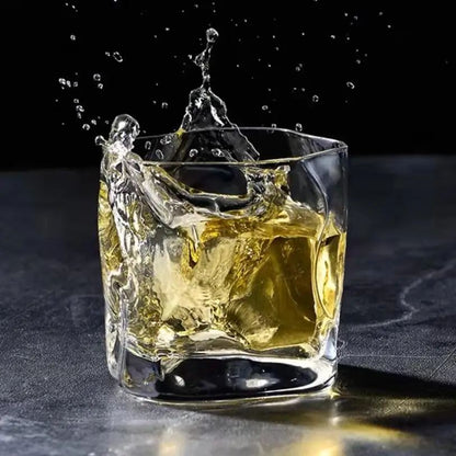 Copo de uísque cinza-fumaça 190ml, copo Old Fashioned de base pesada, conjunto de presente para bar, caneca de cerveja de cristal, direto da fábrica