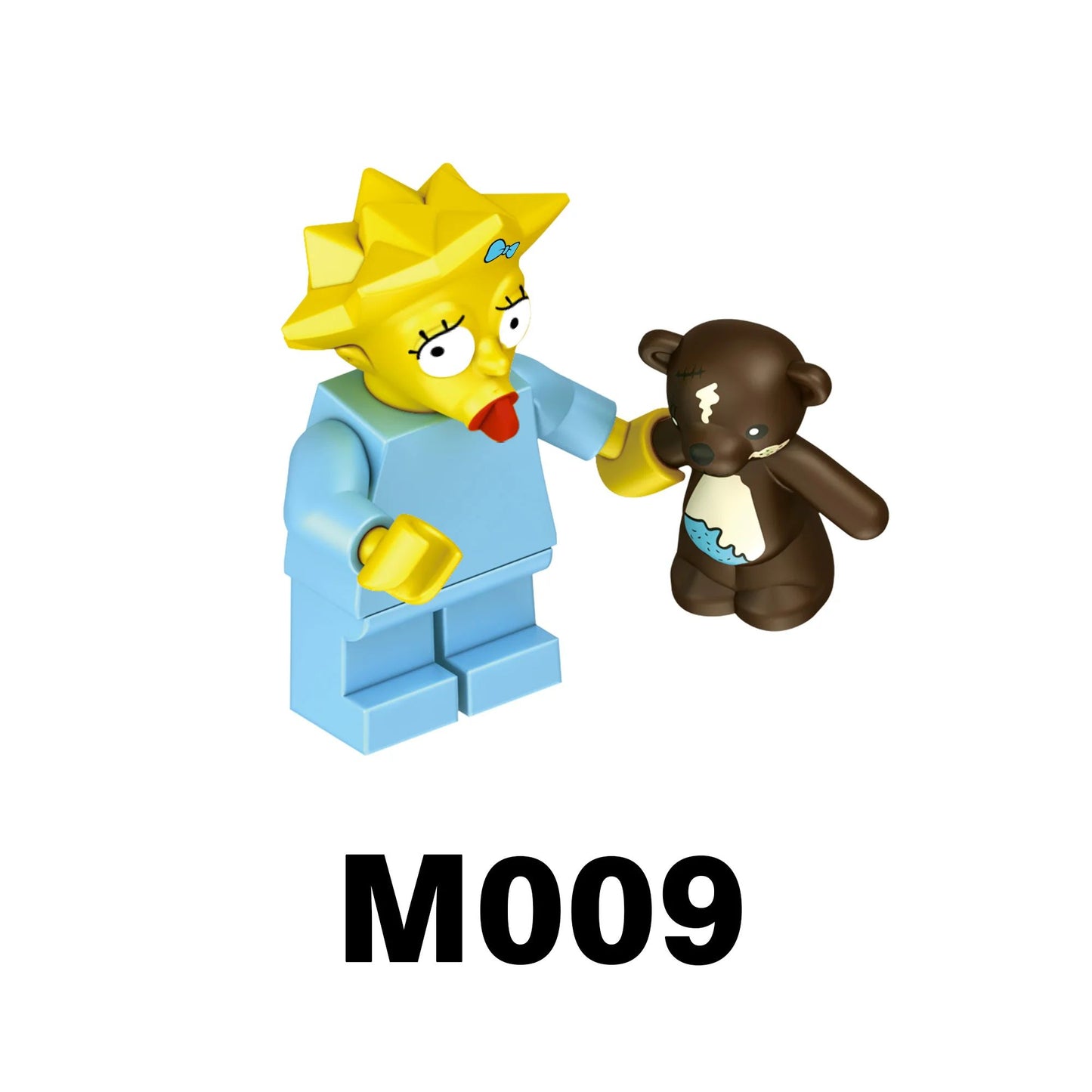 Blocos de Montar Desenho Animado Comédia Família Simpson Mini Bonecos Montáveis Blocos de Construção Brinquedos mold king boneco de ação