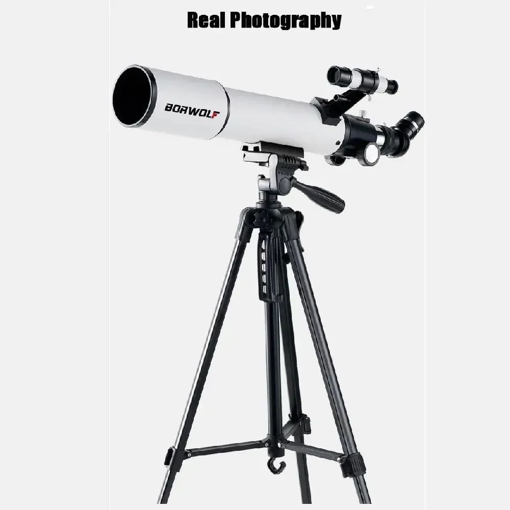Telescópio Monocular 70mm Abertura 500mm, Telescópio Refrator Profissional Portátil para Iniciantes em Astronomia, Telescópio Portátil
