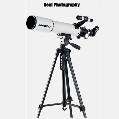 Telescópio Monocular 70mm Abertura 500mm, Telescópio Refrator Profissional Portátil para Iniciantes em Astronomia, Telescópio Portátil